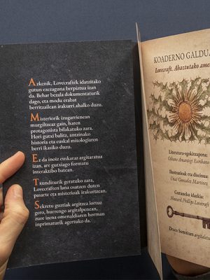 Alternative view of H.P. Lovecraft. Ahaztutako ametsa